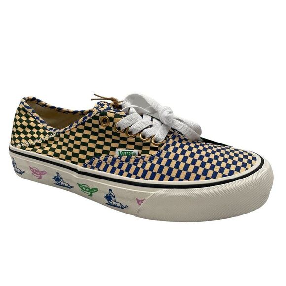 Vans X Mami Wata VR3 Cush Checkerboard Cream Skater Sneakers Men 7.5 Limited - Picture 1 of 14